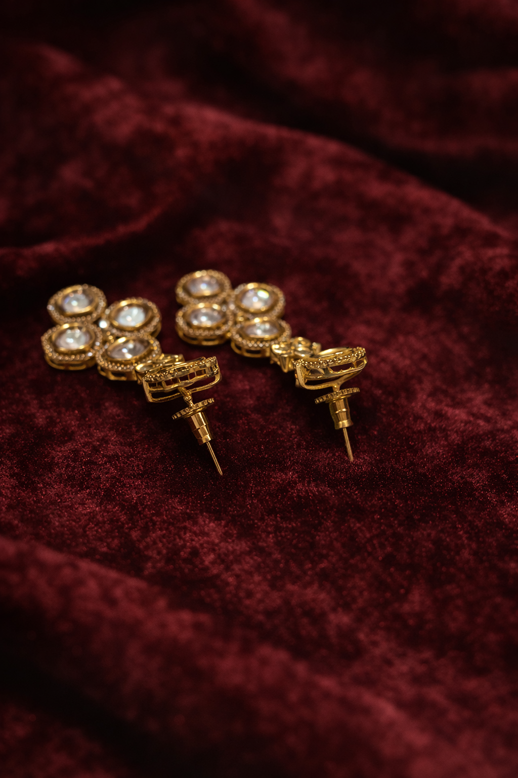 The Alira Round Polki Necklace Set