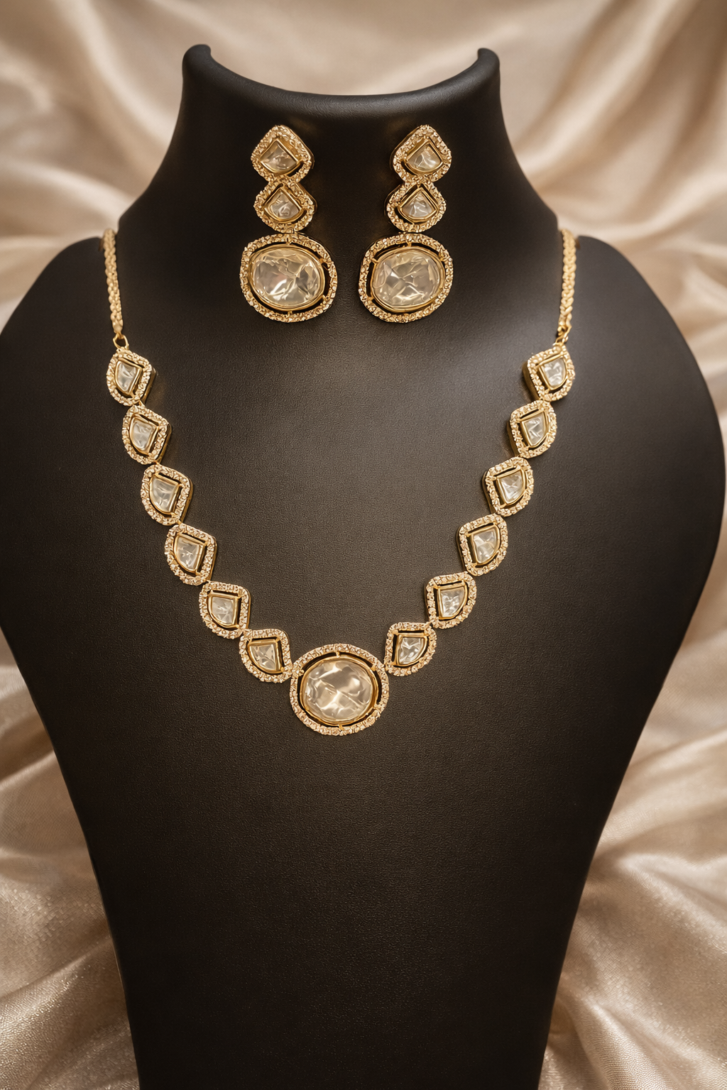 The Vanya Geometric Polki Set