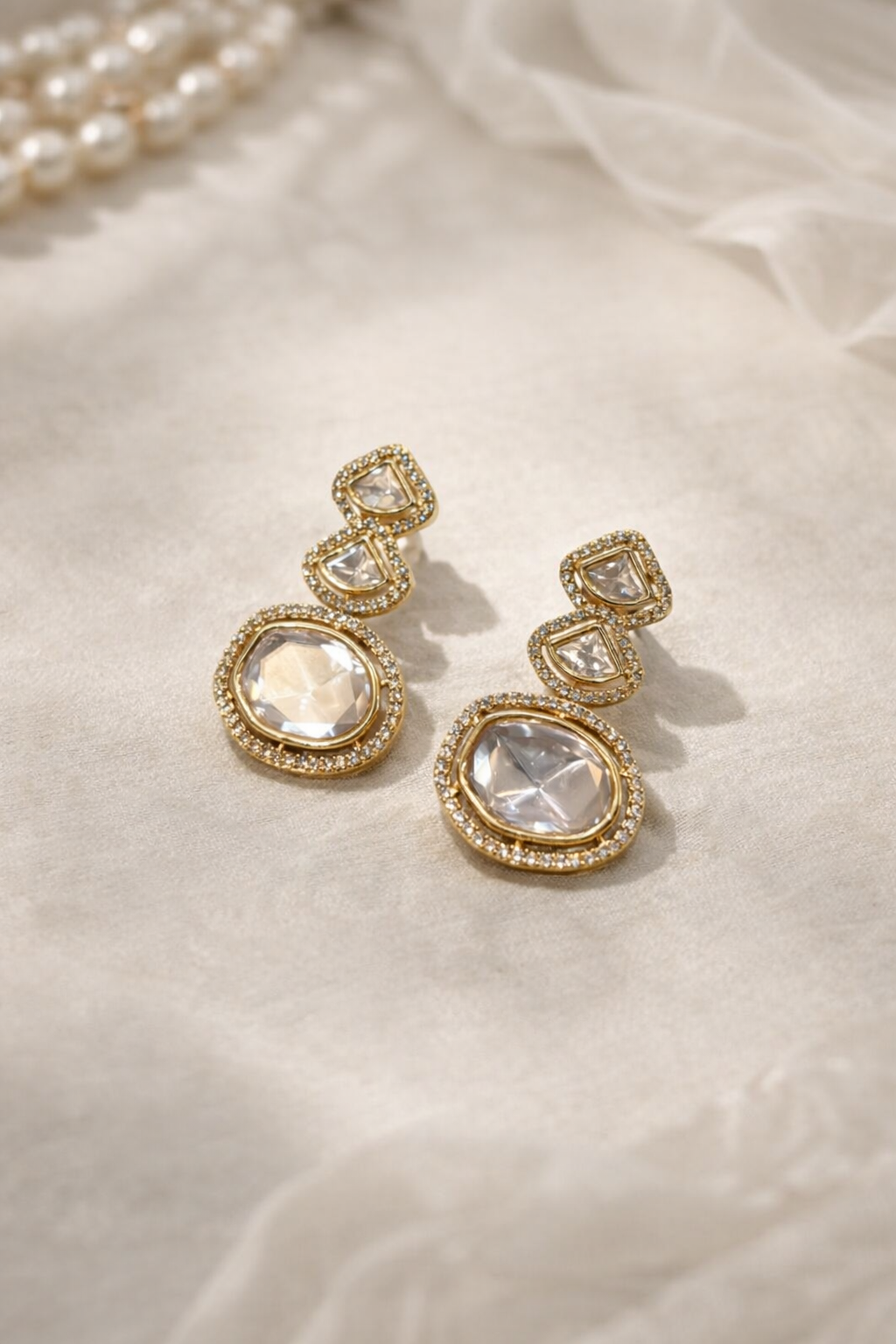 The Vanya Geometric Polki Set