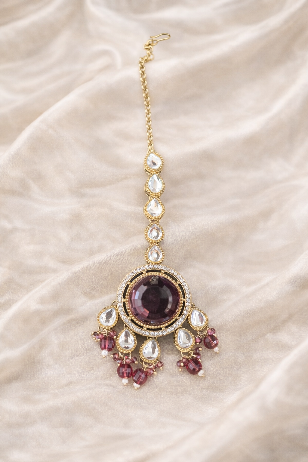 The Jahanara Royal Deep-Ruby & Pearl Choker Set