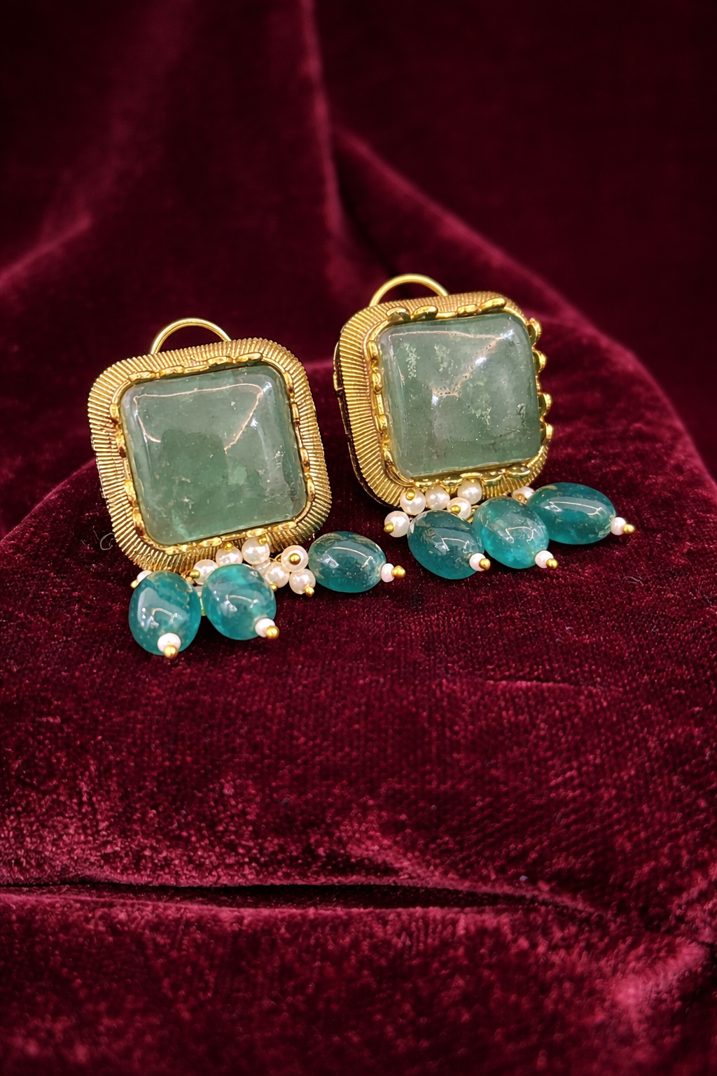 Mint & Gold Heritage Choker Set