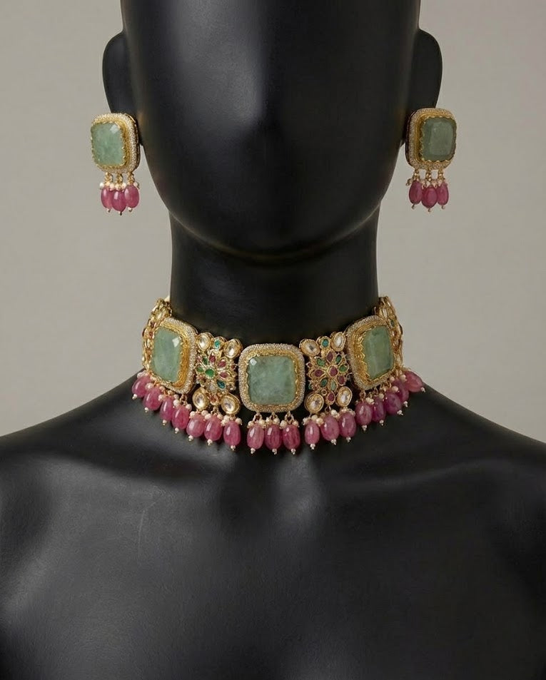 The Pista-Rani Heritage Choker Set