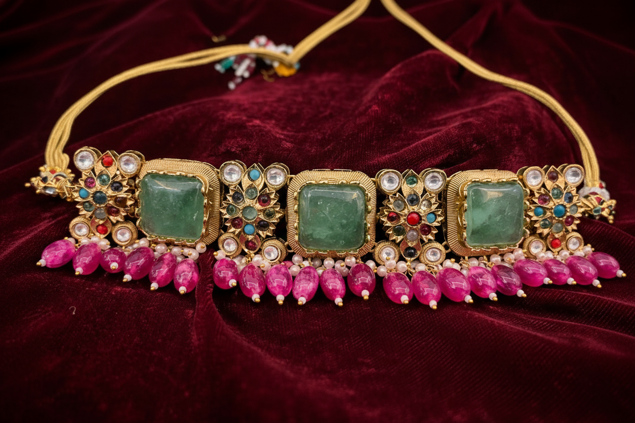 The Pista-Rani Heritage Choker Set