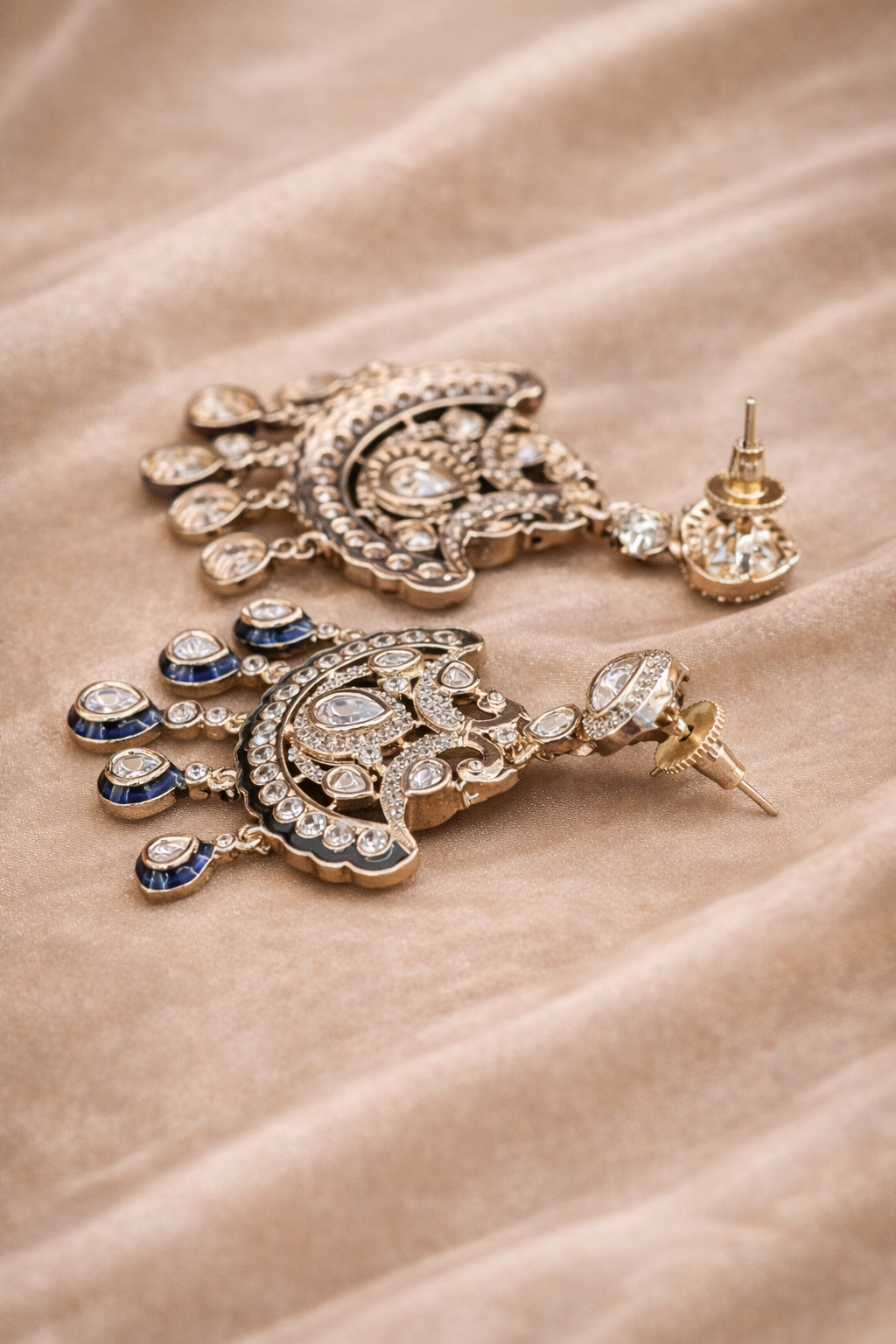 The Zarina Royal Chandbalis -  Deep Blue