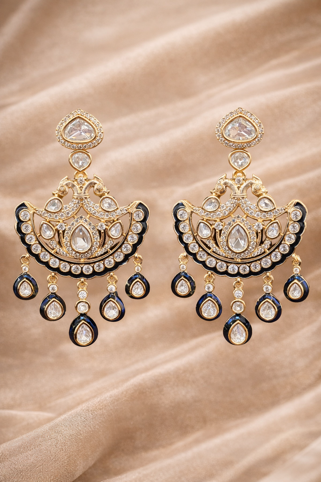 The Zarina Royal Chandbalis -  Deep Blue